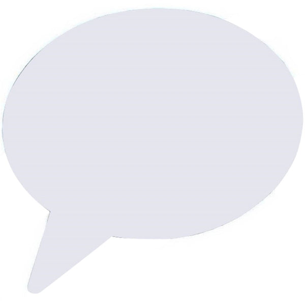 Speech Bubble-Designed Microfiber Cloth Cleaner