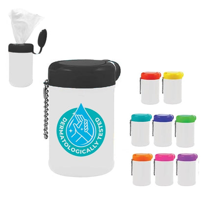 Custom Portable Wet Wipes in a Canister