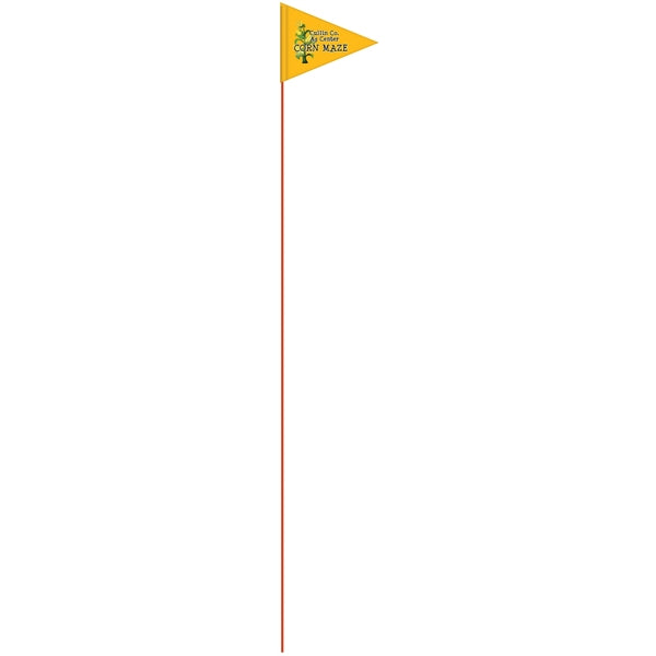 Custom Printed Field Flag - Single Sided