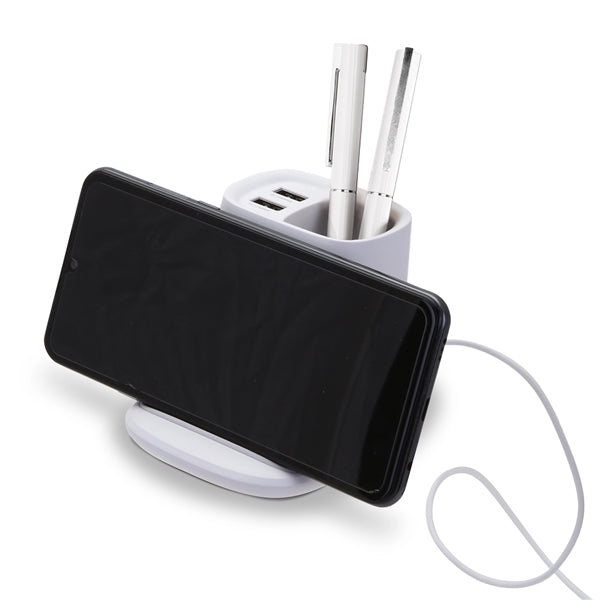 Desktop Organizer w/ Wireless Charger
