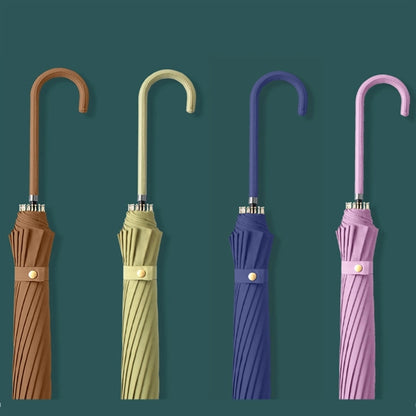 Long Stick Rain Umbrella Automatic Open Windproof