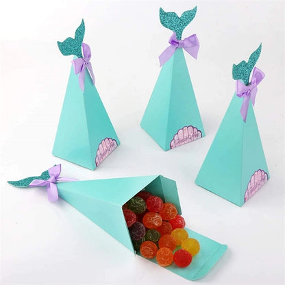 Mermaid Party Boxes Favors Mermaid Gift Bags