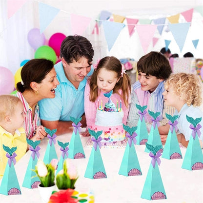 Mermaid Party Boxes Favors Mermaid Gift Bags