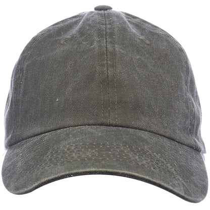 Washed Cotton Unconstructed Cap w/ Custom Logo 6 Panel Hat