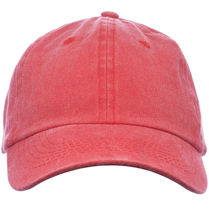 Washed Cotton Unconstructed Cap w/ Custom Logo 6 Panel Hat