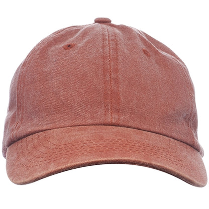 Washed Cotton Unconstructed Cap w/ Custom Logo 6 Panel Hat