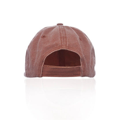Washed Cotton Unconstructed Cap w/ Custom Logo 6 Panel Hat