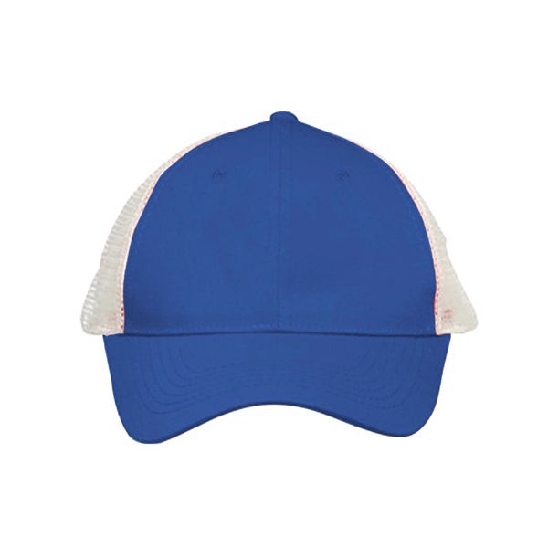 Two Tone Cotton Mesh Baseball Caps w/Custom Logo 6 Panel Hat