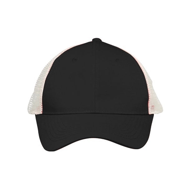 Two Tone Cotton Mesh Baseball Caps w/Custom Logo 6 Panel Hat