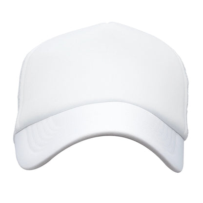 Two Tone Polyester Baseball Caps w/ Custom Logo & Mesh Back