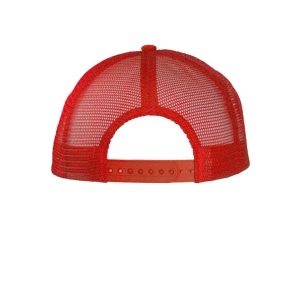 Classic Flat Bill Mesh Trucker Hats w/ Snap Closure Caps