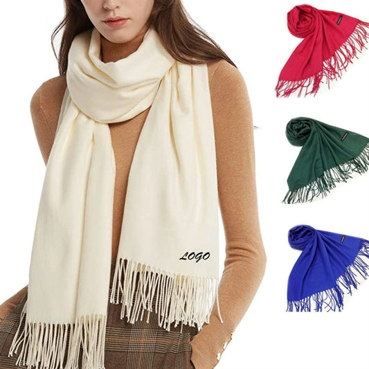 Cashmere Thick Tassel Scarf Shawl