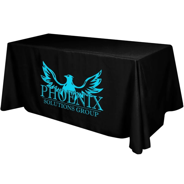 Flat 3-sided Table Cover - fits 6 foot standard table