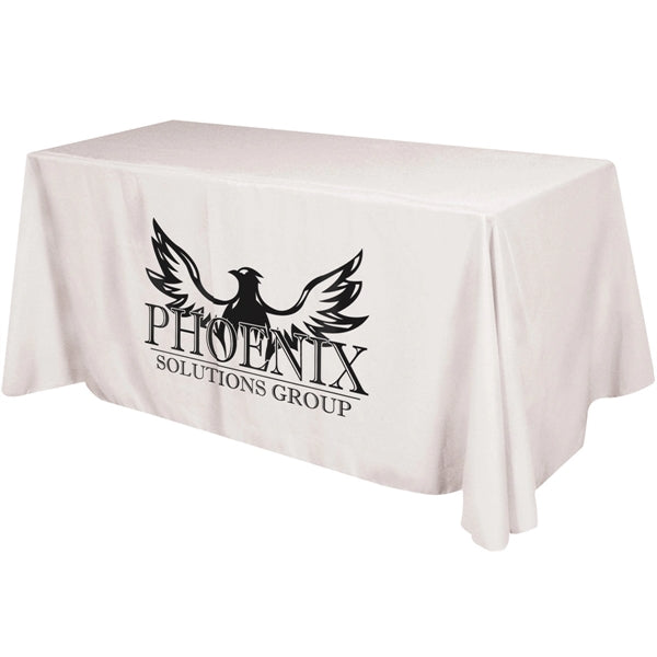 Flat 3-sided Table Cover - fits 6 foot standard table