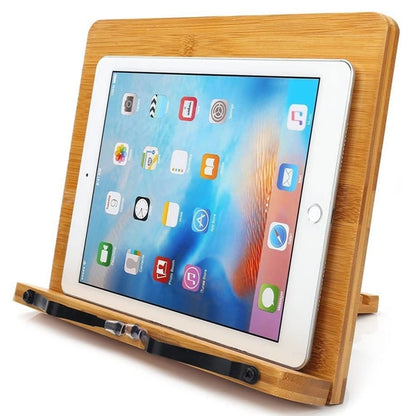 Adjustable Bamboo Book Stand