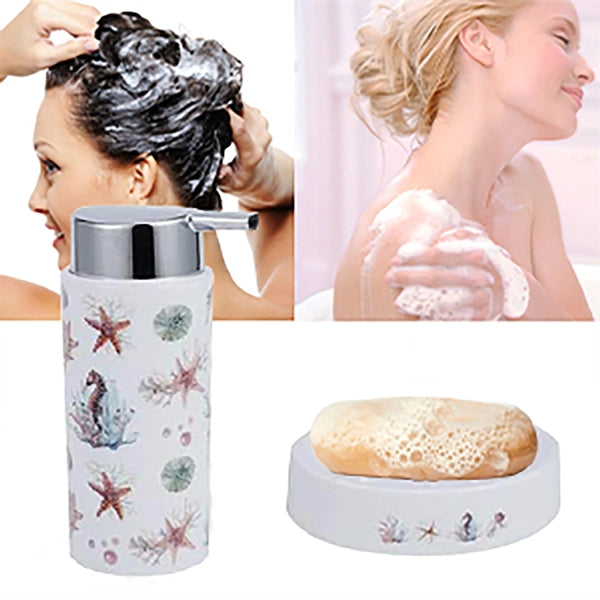 Colorful Ocean 6pcs Bathroom Accessories Set