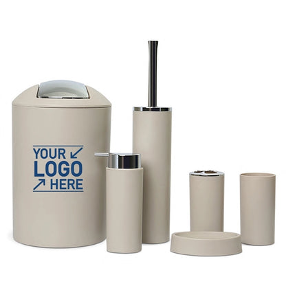 6pcs Bathroom Accessories Set
