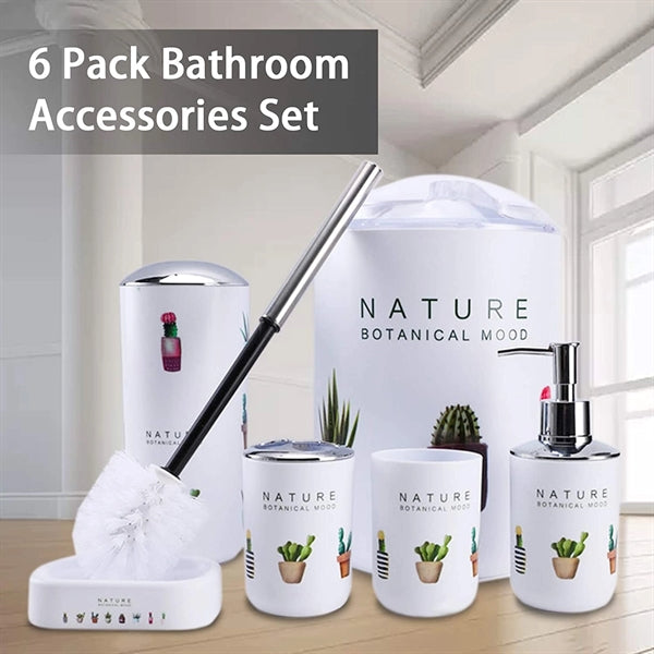 6 PCS Bathroom Accessories