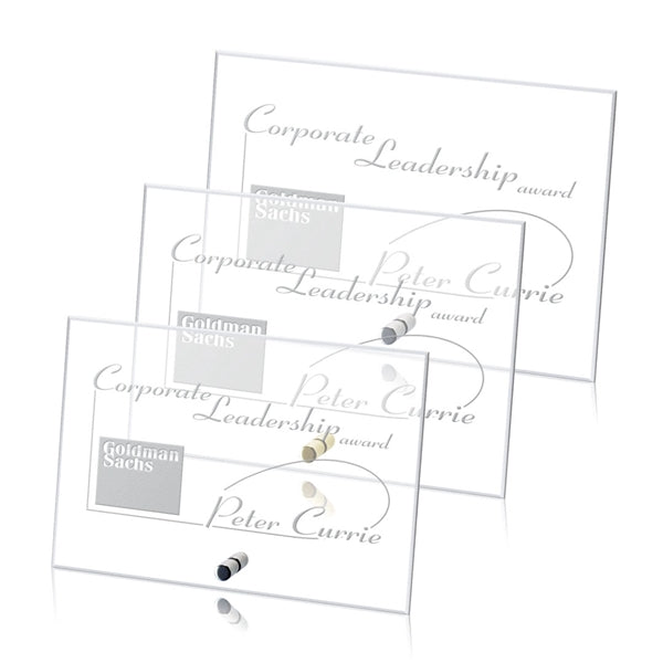 Cantebury Horizontal Rectangle Award