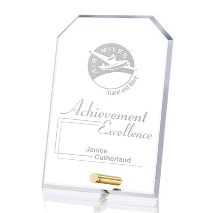 Cantebury Clipped Rectangle Award