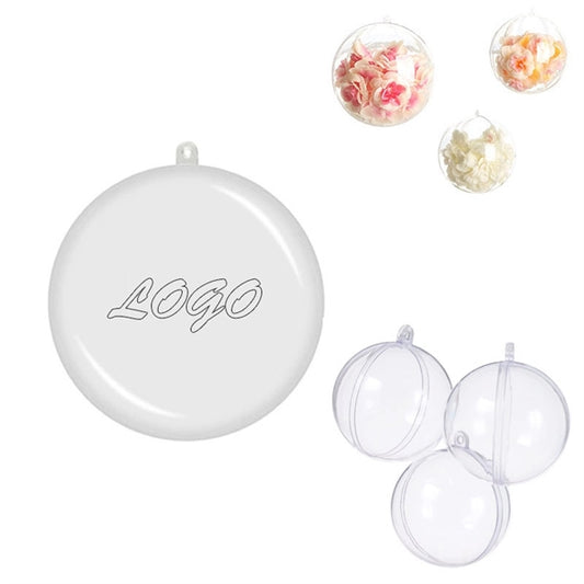 Plastic Fill Ball Christmas Ornament