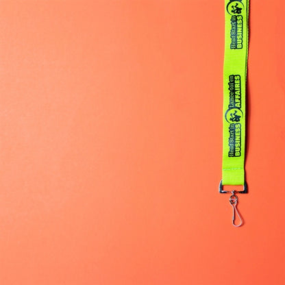 Silkscreened Flat Polyester Lanyard