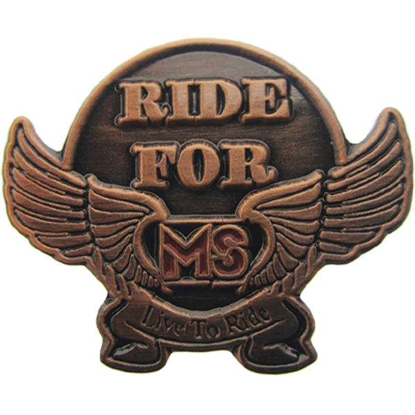 Die struck Antiqued Lapel Pins
