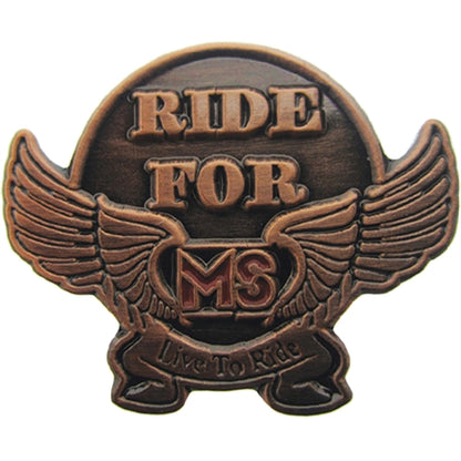 Die struck Antiqued Lapel Pins