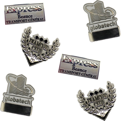 Diestruck Sandblasted Lapel Pins