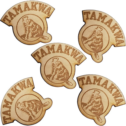 Wood Lapel Pins