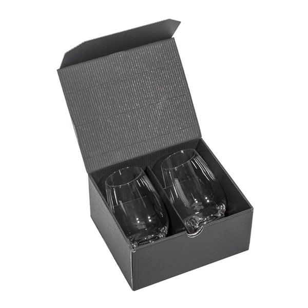 Glenarden Stemless Wine - Deep Etch
