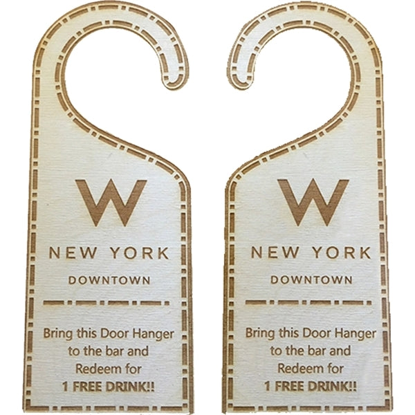 Custom Wood Door Hangers