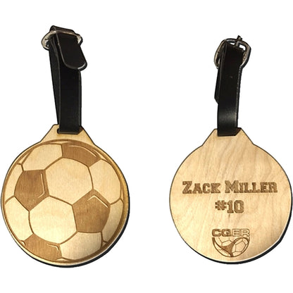 Wood Luggage Tags