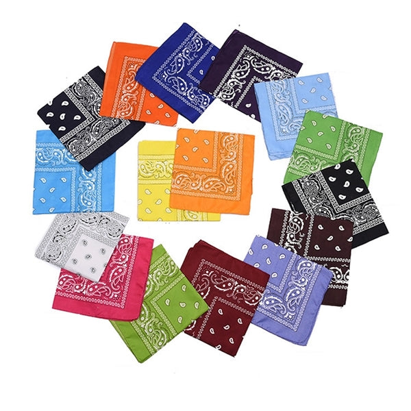 Solid Color Premium Cotton Bandanna