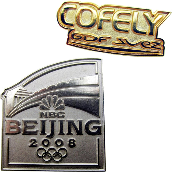 Diestruck Sandblasted Lapel Pins