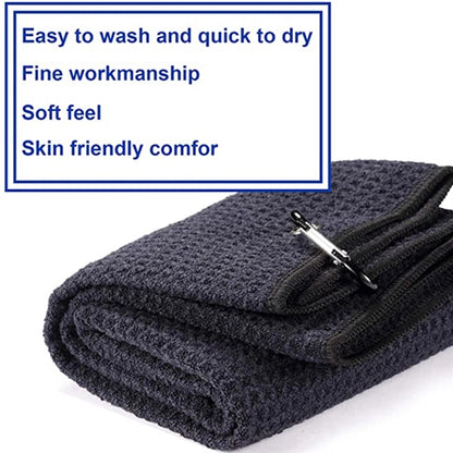 Golf Microfiber Fabric Waffle Pattern Towels