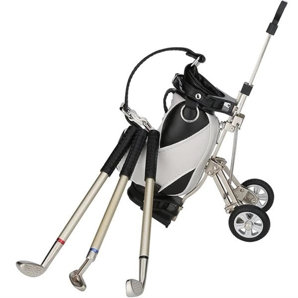 Golf Pens with Bag Holder, 4-Piece Set