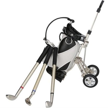 Golf Pens with Bag Holder, 4-Piece Set