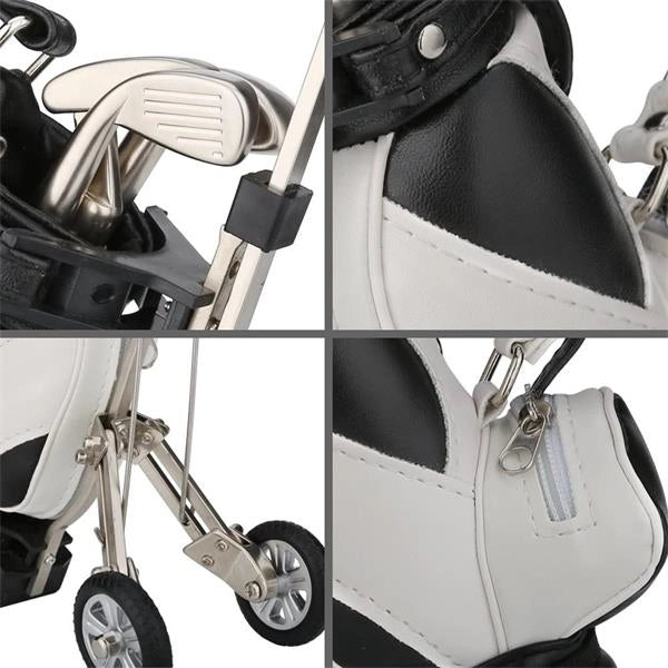 Golf Pens with Bag Holder, 4-Piece Set