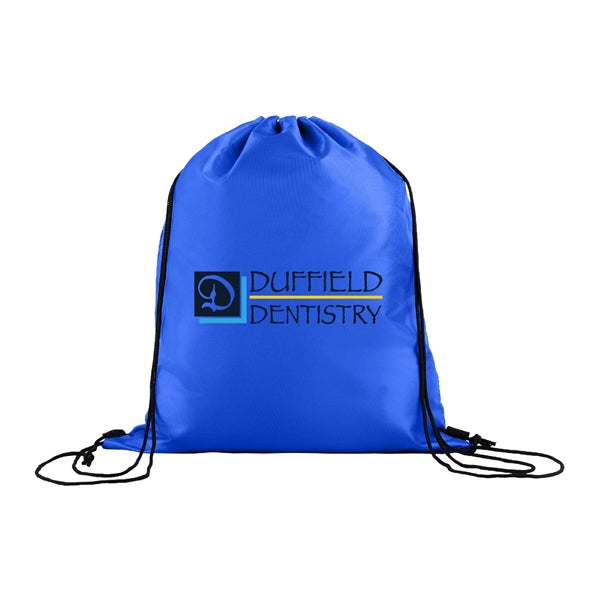 210D Polyester Drawstring Gym & Sports Travel Backpack