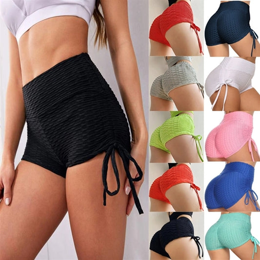 Scrunch Drawstring Yoga Shorts