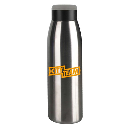 18oz.Travel Stainless Insulated Bottle w/ Lid & Handle