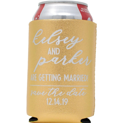 Metallic Neoprene Can Cooler