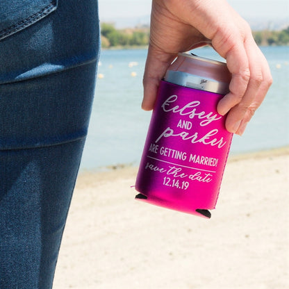 Metallic Neoprene Can Cooler