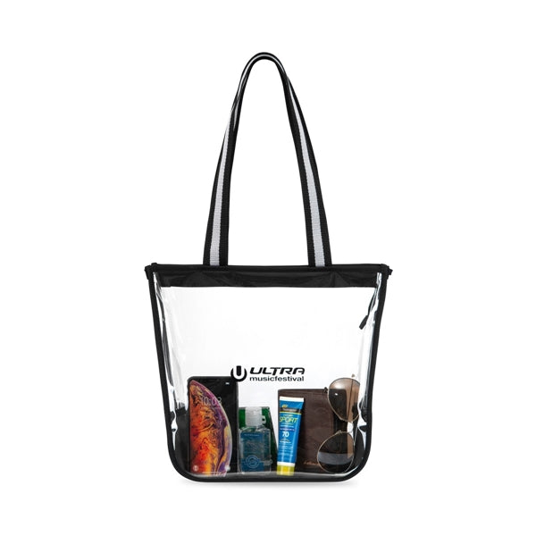 Sigma Clear Zippered Tote