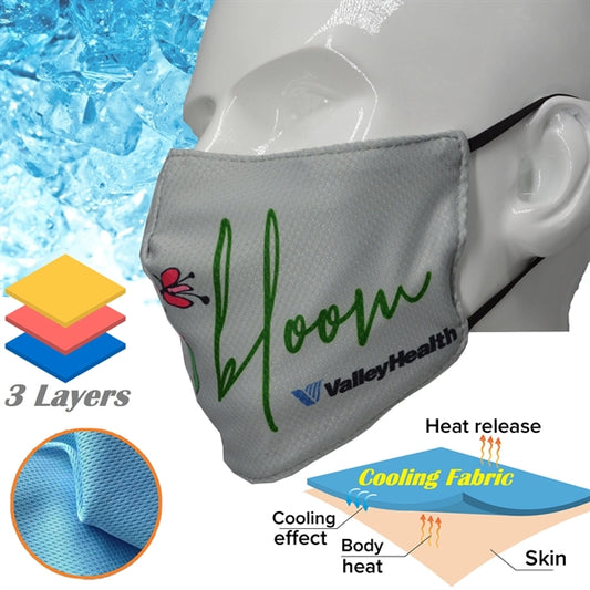Kids Icy-Kool Face 3-Layer Antibacterial Summer Masks