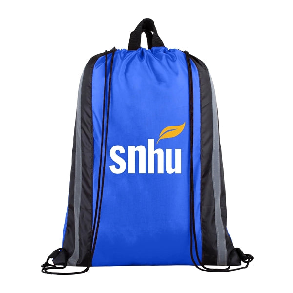 210D Polyester Drawstring Gym & Sports Travel Backpack