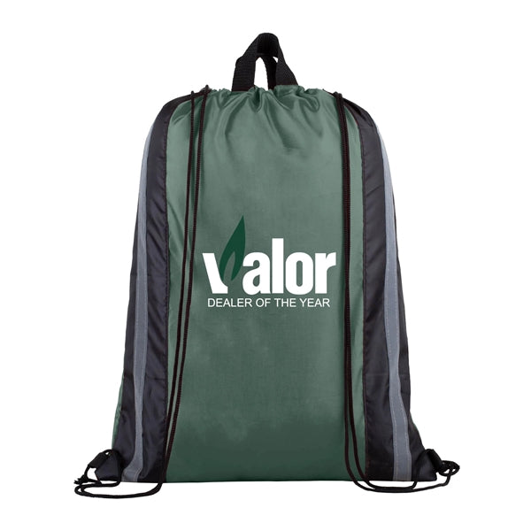 210D Polyester Drawstring Gym & Sports Travel Backpack