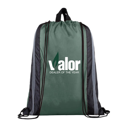 210D Polyester Drawstring Gym & Sports Travel Backpack