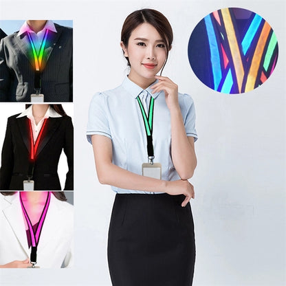 LED Luminous Fiber Lanyard